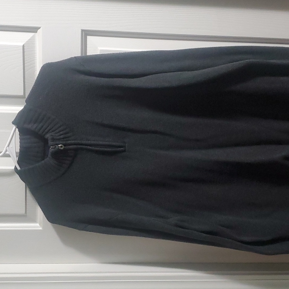 Men's Gray 3/4 zip sweater